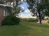 a large lawn in front of a house