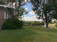 a large lawn in front of a house