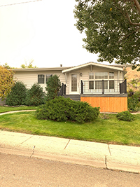 a large lawn in front of a house