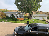 a large lawn in front of a house